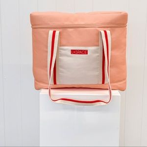 L*Space Coastal Cooler Bag Insulated Tote FabFitFun Beach Picnic NWT